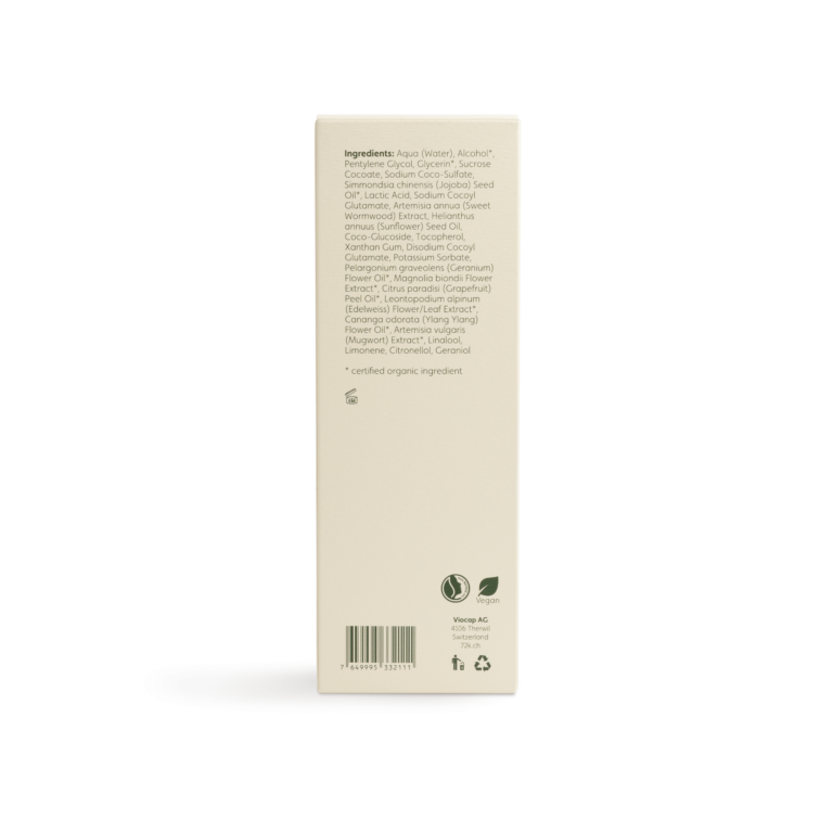 72k extra comfort cleansing foam back packaging