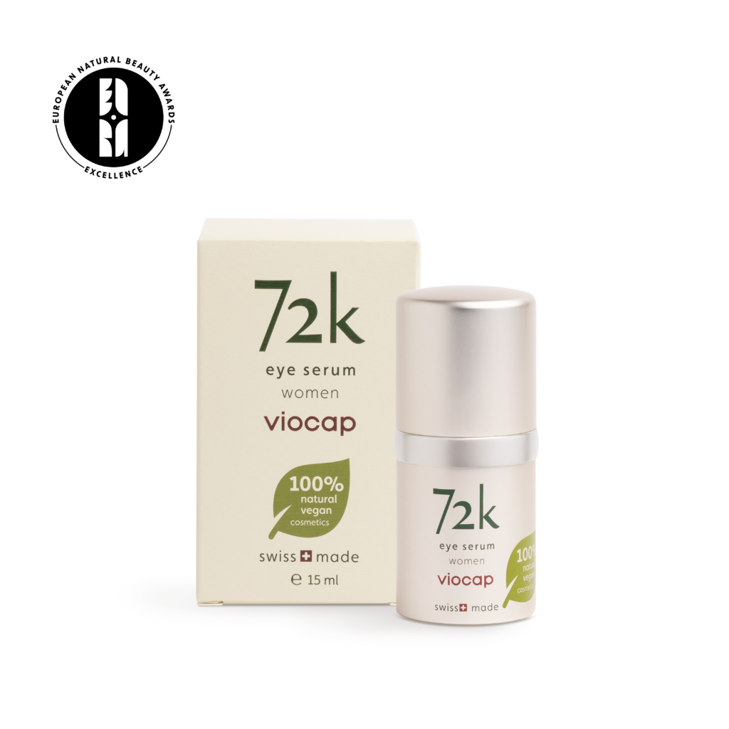 72k eye serum woman front product packaging enba