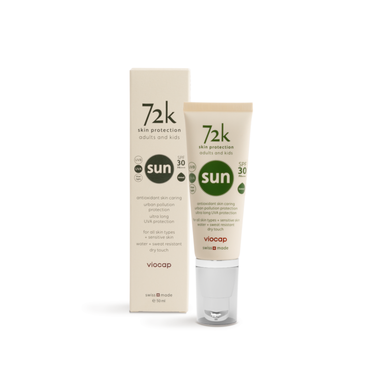72k sun protection spf30 tinted front product packaging