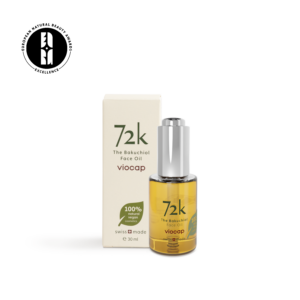 72k the bakuchiol face oil front product packaging enba