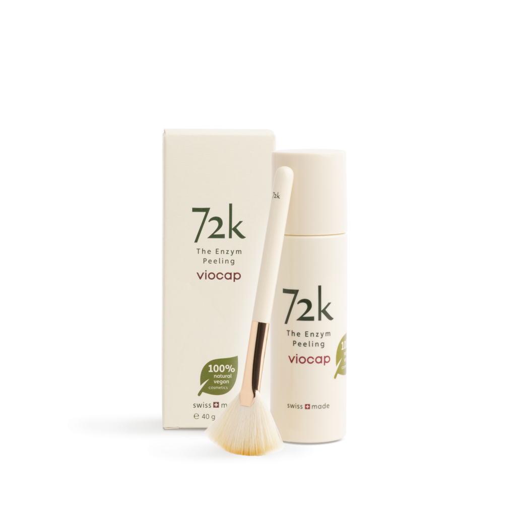 72k the enzym peeling front product brush packaging