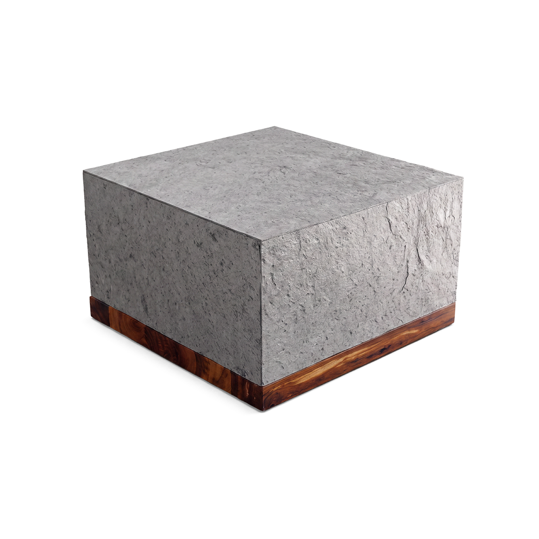 Display-stone-wood-on-ground-small-side